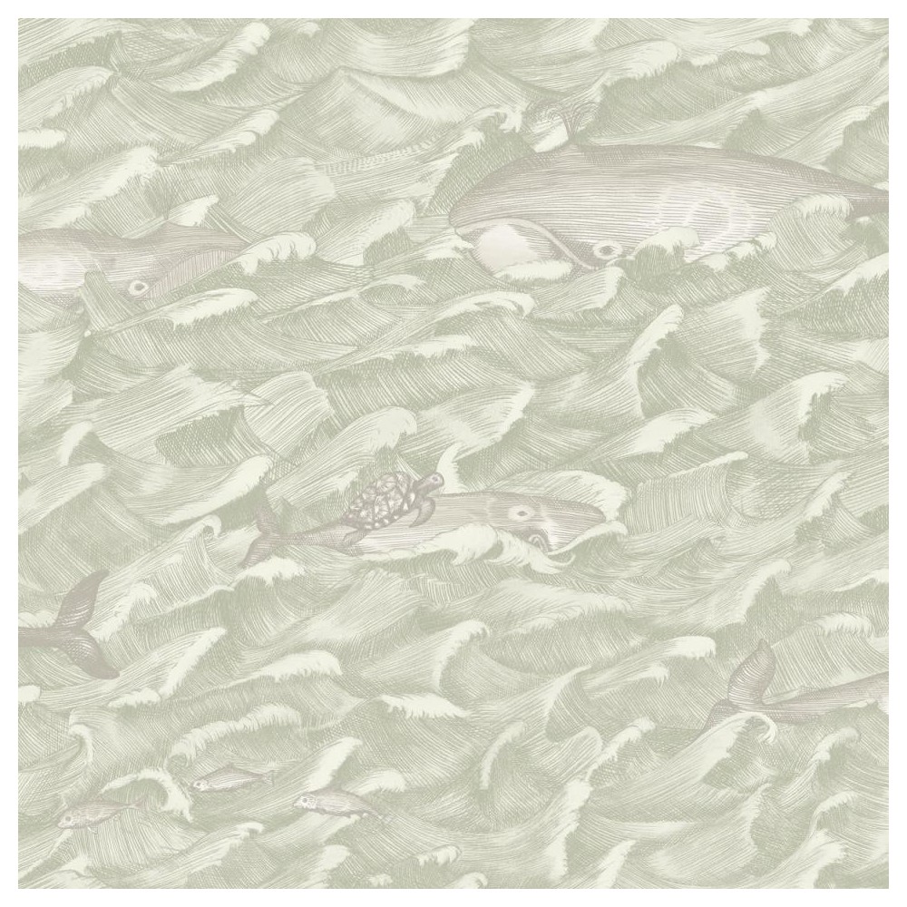 PAPEL PINTADO COLE & SON WHIMSICAL MELVILLE VERDE