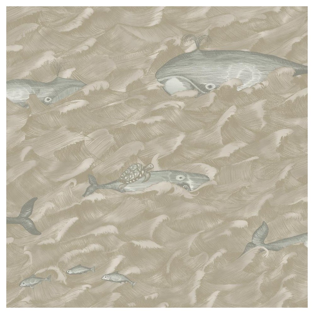 PAPEL PINTADO COLE & SON WHIMSICAL MELVILLE DORADO