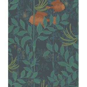 PAPEL PINTADO COLE & SON WHIMSICAL NAUTILUS AZ/VER