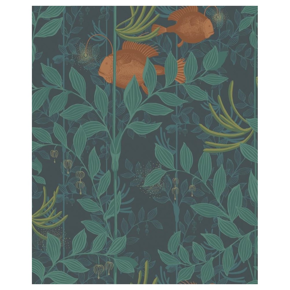 PAPEL PINTADO COLE & SON WHIMSICAL NAUTILUS AZ/VER