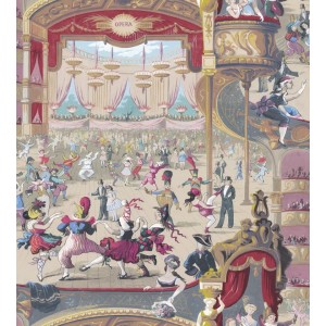 PAPEL PINTADO COLE & SON WHIMSICAL CABARET MULTI