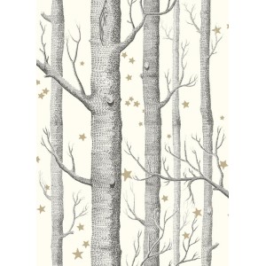 PAPEL PINTADO COLE & SON WHIMSICAL WOODS & STARS B