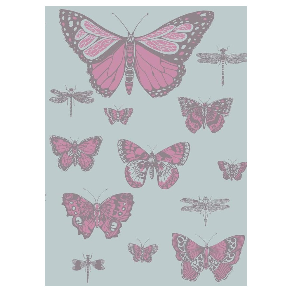 PAPEL PINTADO COLE & SON WHIMSICAL BUTTERFLIES CEL