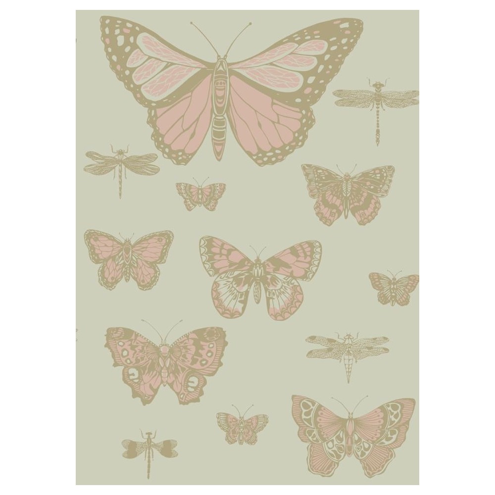 PAPEL PINTADO COLE & SON WHIMSICAL BUTTERFLIES VER