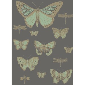 PAPEL PINTADO COLE & SON WHIMSICAL BUTTERFL NE/VER