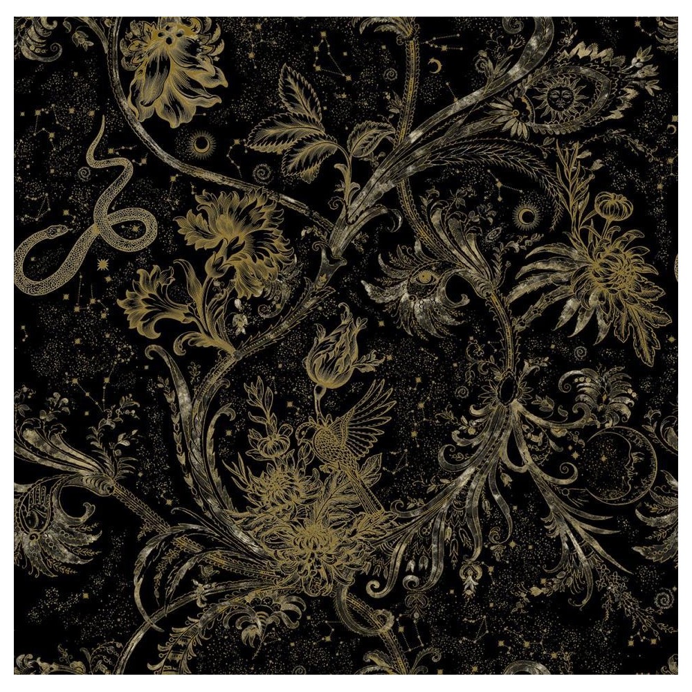 PAPEL PINTADO COORDONNE METAMORP NEO MITO N NEGRO