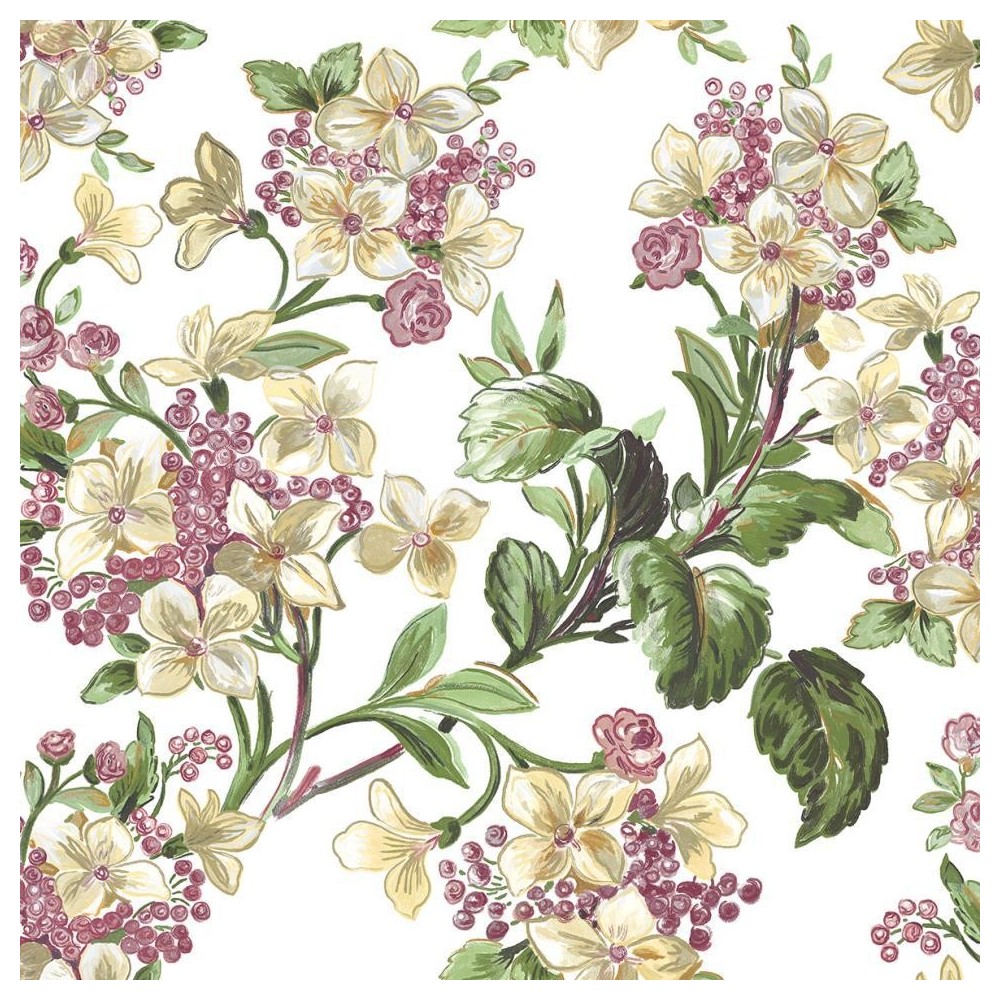 PAPEL PINTADO COORDONNE METAMORP FLOWERY V BLA/MUL