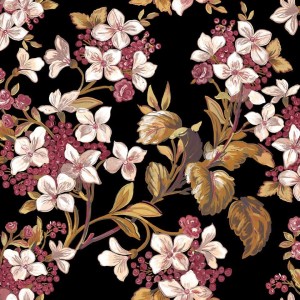 PAPEL PINTADO COORDONNE METAMORP FLOWERY V NEG/MUL