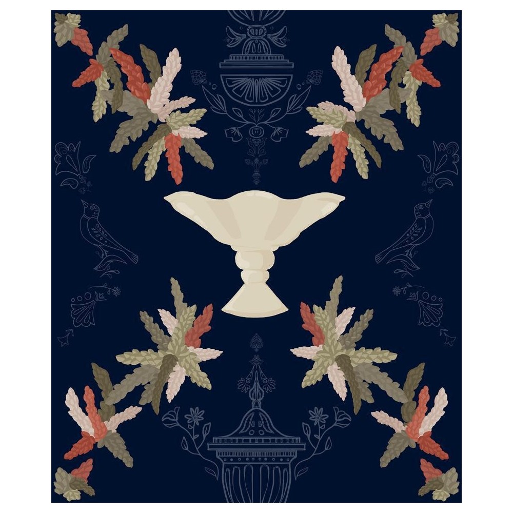 PAPEL PINTADO COORDONNE METAMORP ROCOCO V MARINO