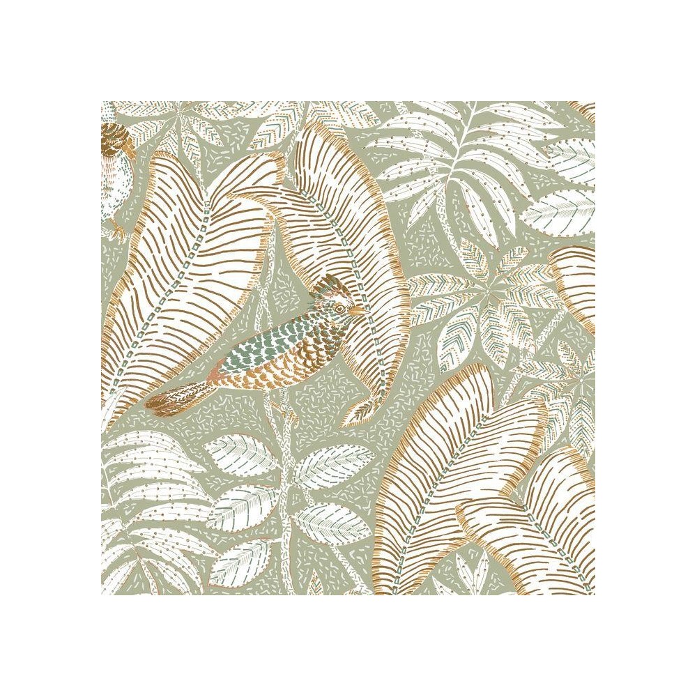 PAPEL PINTADO CASAMANCE ORPHEE SIBIA MENTA/BLA/OCR