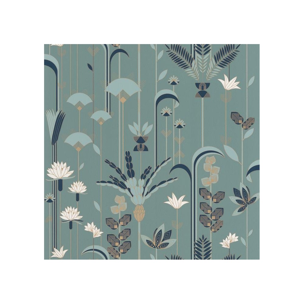 PAPEL PINTADO CASELIO LABYRINTH  EPHEMERAL AZ/DOR
