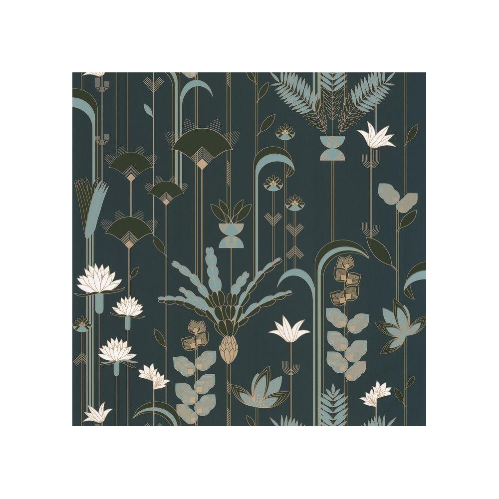 PAPEL PINTADO CASELIO LABYRINTH EPHEMERAL AZ/VE/DO