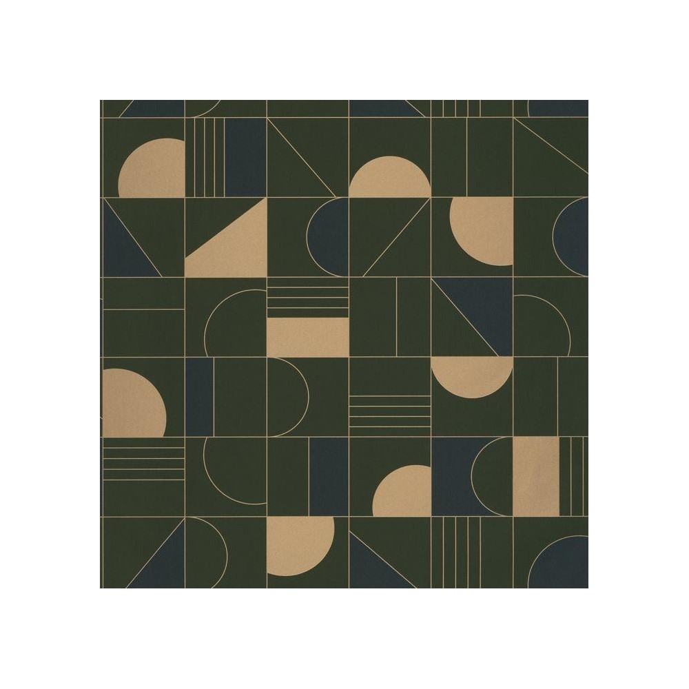 PAPEL PINTADO CASELIO LABYRINTH PUZZLE VER/AZ/DOR