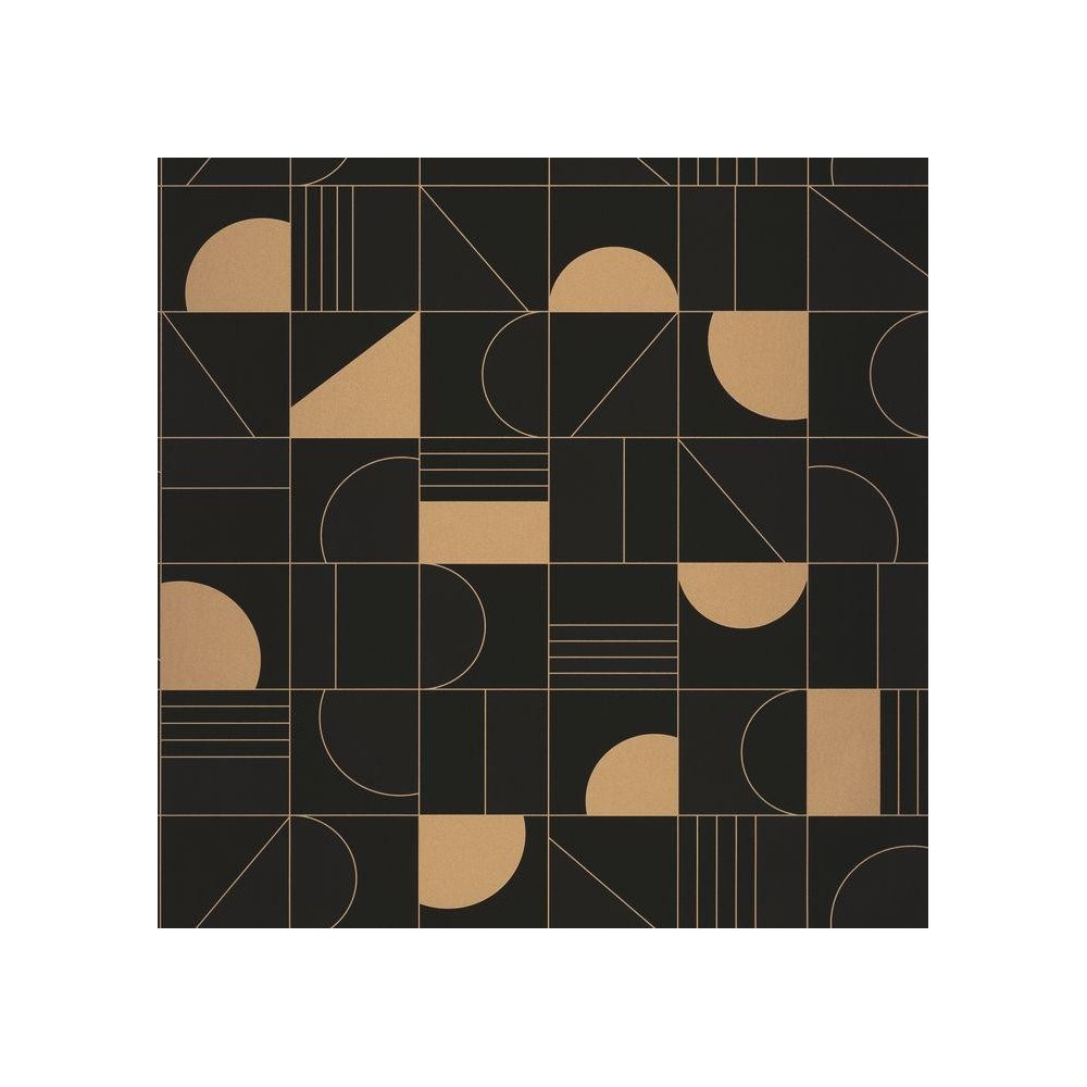 PAPEL PINTADO CASELIO LABYRINTH PUZZLE NEG/DOR