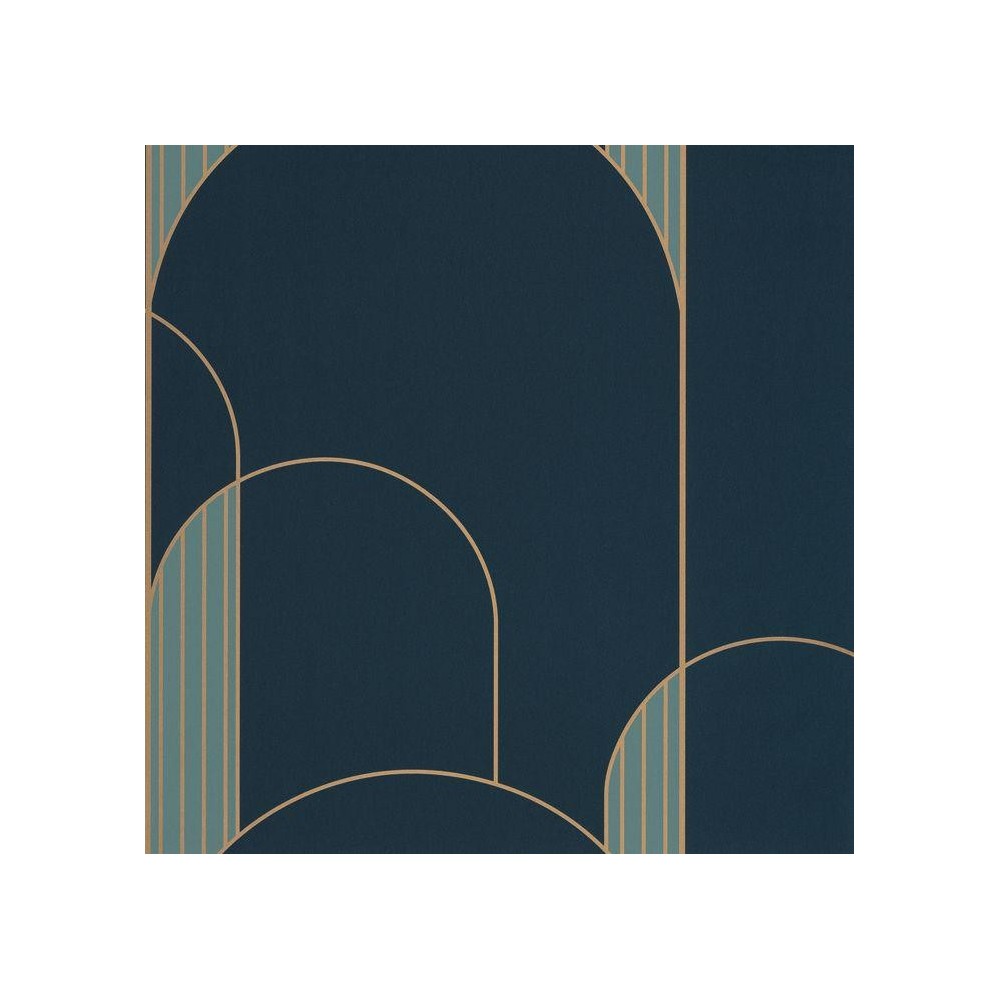 PAPEL PINTADO CASELIO LABYRINTH HIGH WALLS AZU/DOR