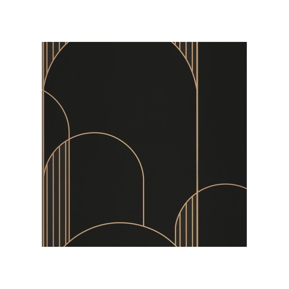 PAPEL PINTADO CASELIO LABYRINTH HIGH WALLS NEG/DOR