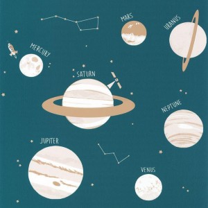 PAPEL PINTADO CASELIO OUR PLANET UNIVERSE AZ/ ROS