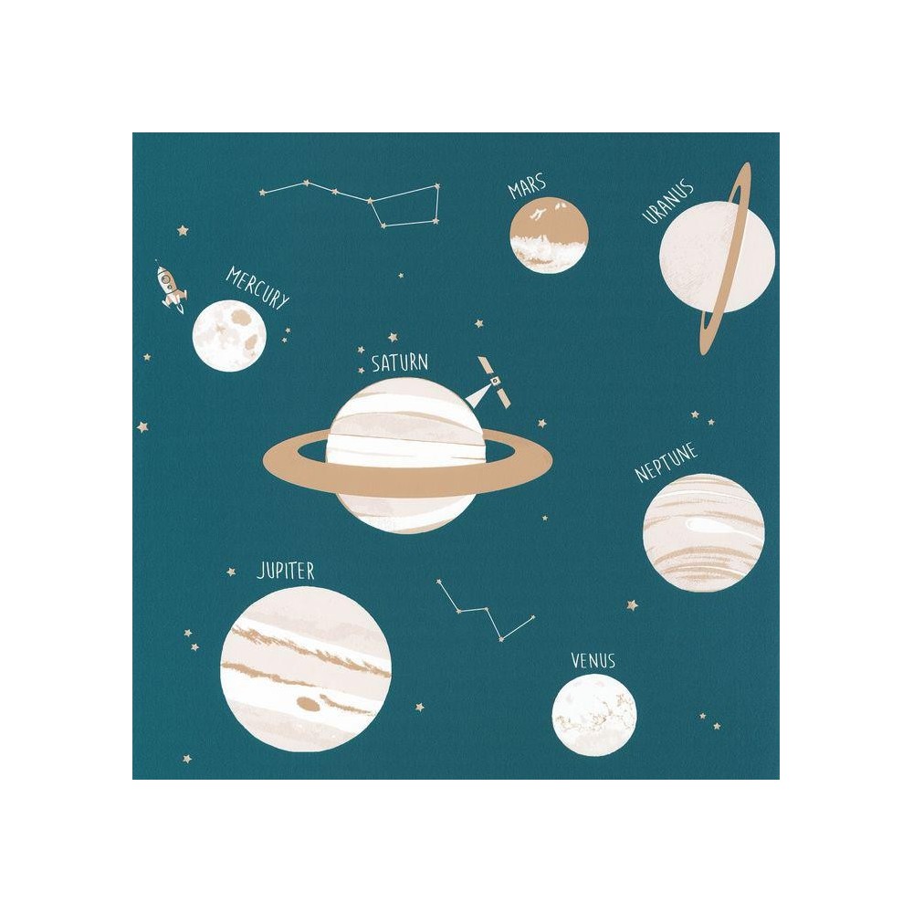 PAPEL PINTADO CASELIO OUR PLANET UNIVERSE AZ/ ROS