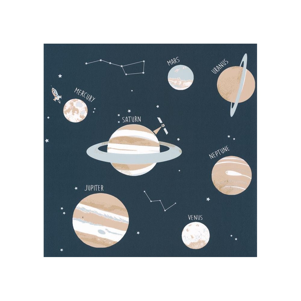 PAPEL PINTADO CASELIO OUR PLANET UNIVERSE AZ MARIN