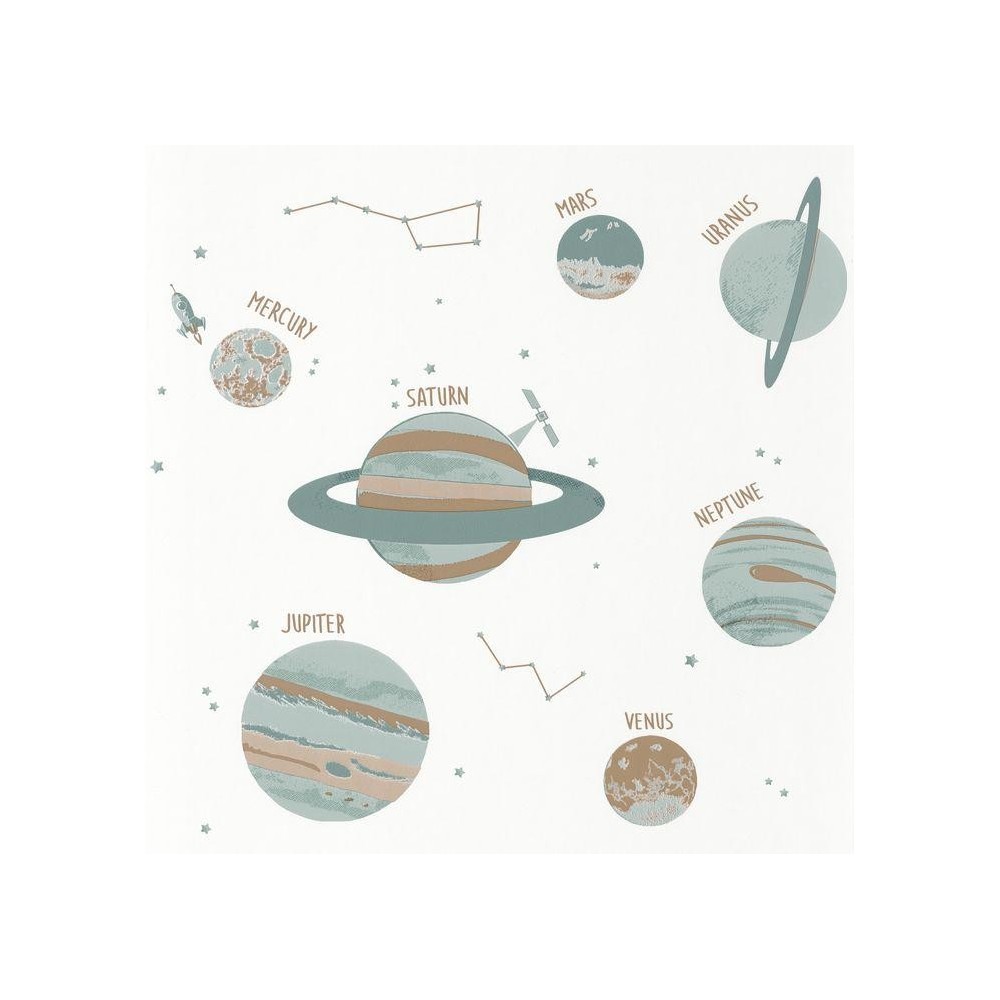 PAPEL PINTADO CASELIO OUR PLANET UNIVERSE BL/AZ/MA