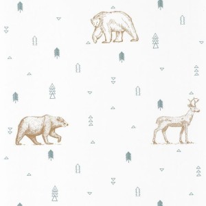 PAPEL PINTADO CASELIO OUR PLANET GRIZZLY BL/VER/MA