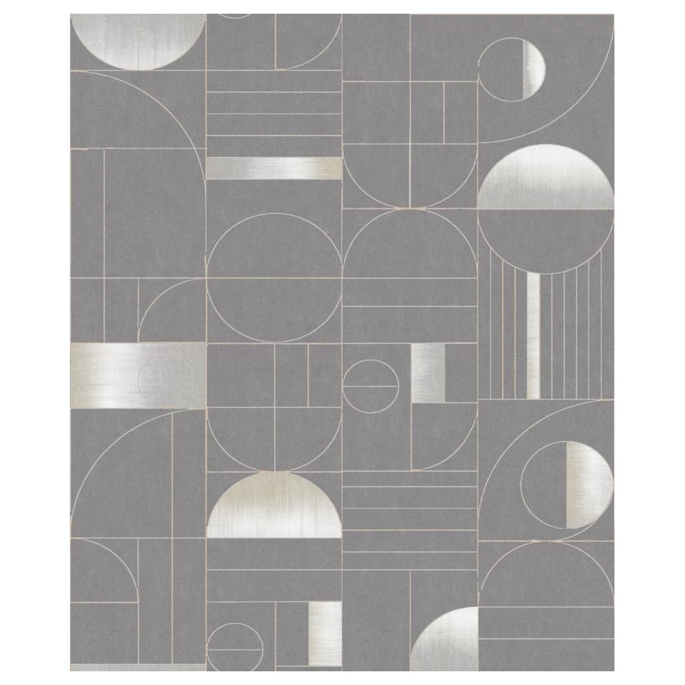 PAPEL PINTADO KHROMA PRISMA ECLIPSE GRIS/DORADO