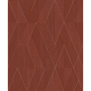 PAPEL PINTADO KHROMA PRISMA BARITE ROJO/MARRON