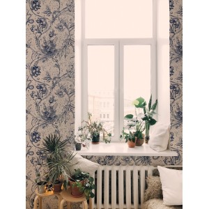 PAPEL PINTADO COORDONNE METAMORP NEO MITO N AZUL