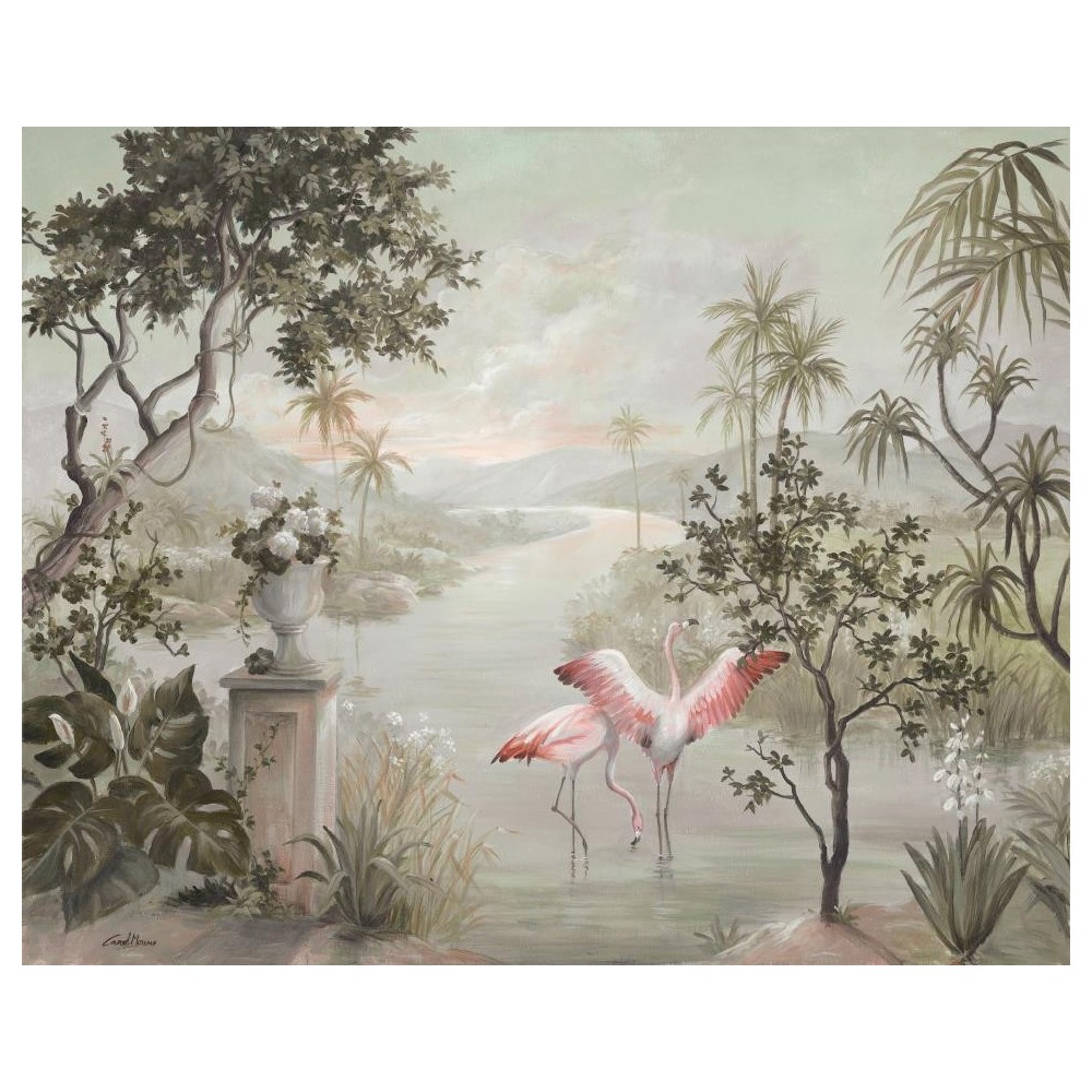 MURAL COORDONNE 40AN CAROL MORENO BEIGE/MAR/ROSA