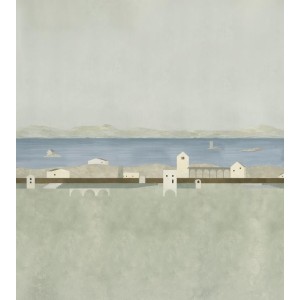 MURAL COORDONNE 40AN ELVIRA SOLANA VERDE/BEIGE/AZU