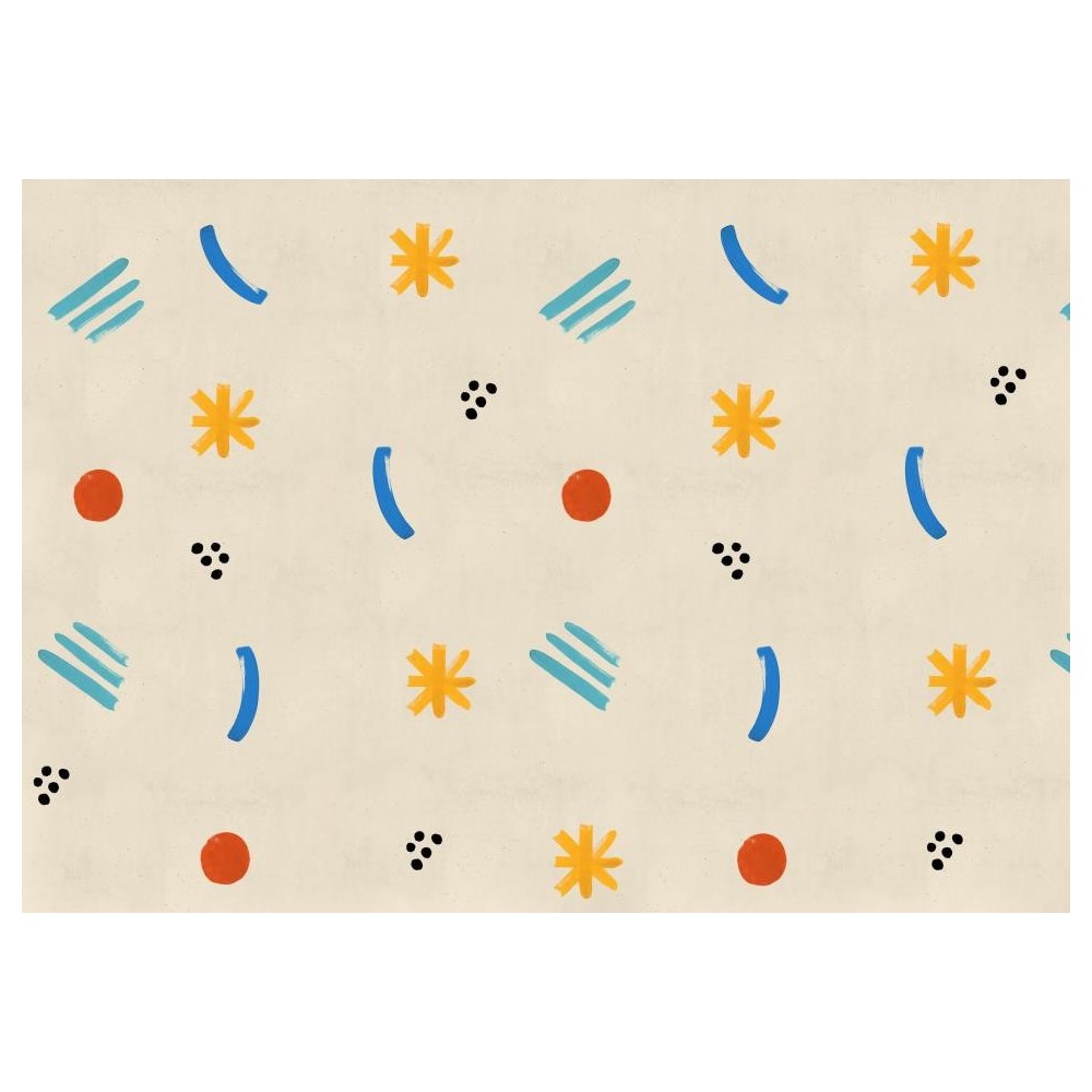 MURAL COORDONNE 40AN DAVEZ BEIGE/AMA/TEJA