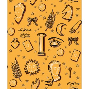 PAPEL PINTADO COORDONNE 40 AN LABANDA AMAR/MAR/NEG