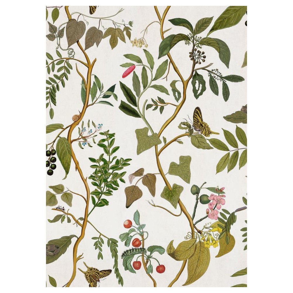 PAPEL PINTADO COORDONNE MAXIMALISM STATUES BL/VERD