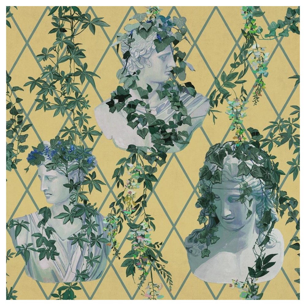 PAPEL PINTADO COORDONNE MAXIMALISM STATUES AMA/VER