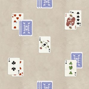 PAPEL PINTADO COORDONNE MAXIMALISM JEU BEIGE/AZUL