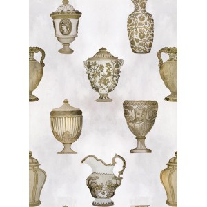 PAPEL PINTADO COORDONNE MAXIMALISM PORCELAIN BL/DO