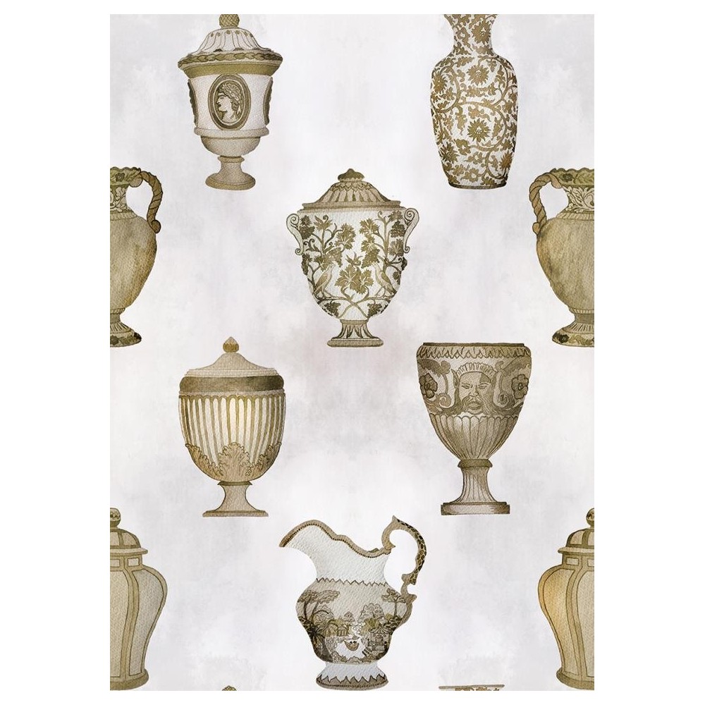 PAPEL PINTADO COORDONNE MAXIMALISM PORCELAIN BL/DO