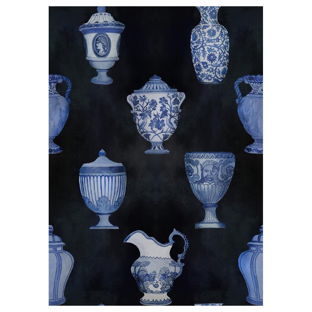 PAPEL PINTADO COORDONNE MAXIMALISM PORCELAIN NE/AZ