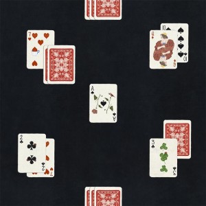 PAPEL PINTADO COORDONNE MAXIMALISM JEU NEG/BLAN