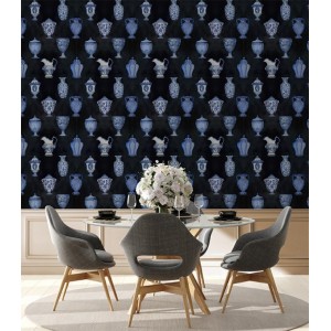 PAPEL PINTADO COORDONNE MAXIMALISM PORCELAIN NE/AZ