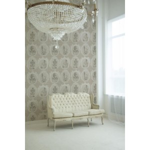 PAPEL PINTADO COORDONNE MAXIMALISM THEATRE BEIGE