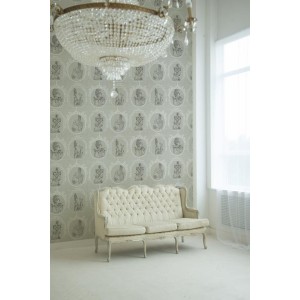 PAPEL PINTADO COORDONNE MAXIMALISM THEATRE VERD/BL