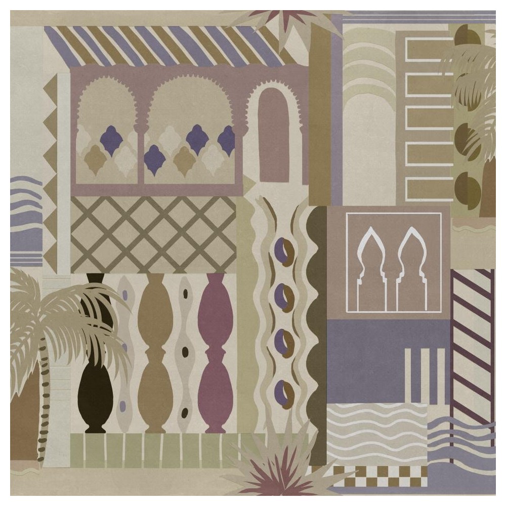 PAPEL PINTADO COORDONNE WANDER MAJORELLE VERD/LILA