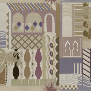 PAPEL PINTADO COORDONNE WANDER MAJORELLE VERD/LILA