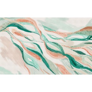 MURAL COORDONNE WANDER HYGGE TEJA/VERDE/SALMON