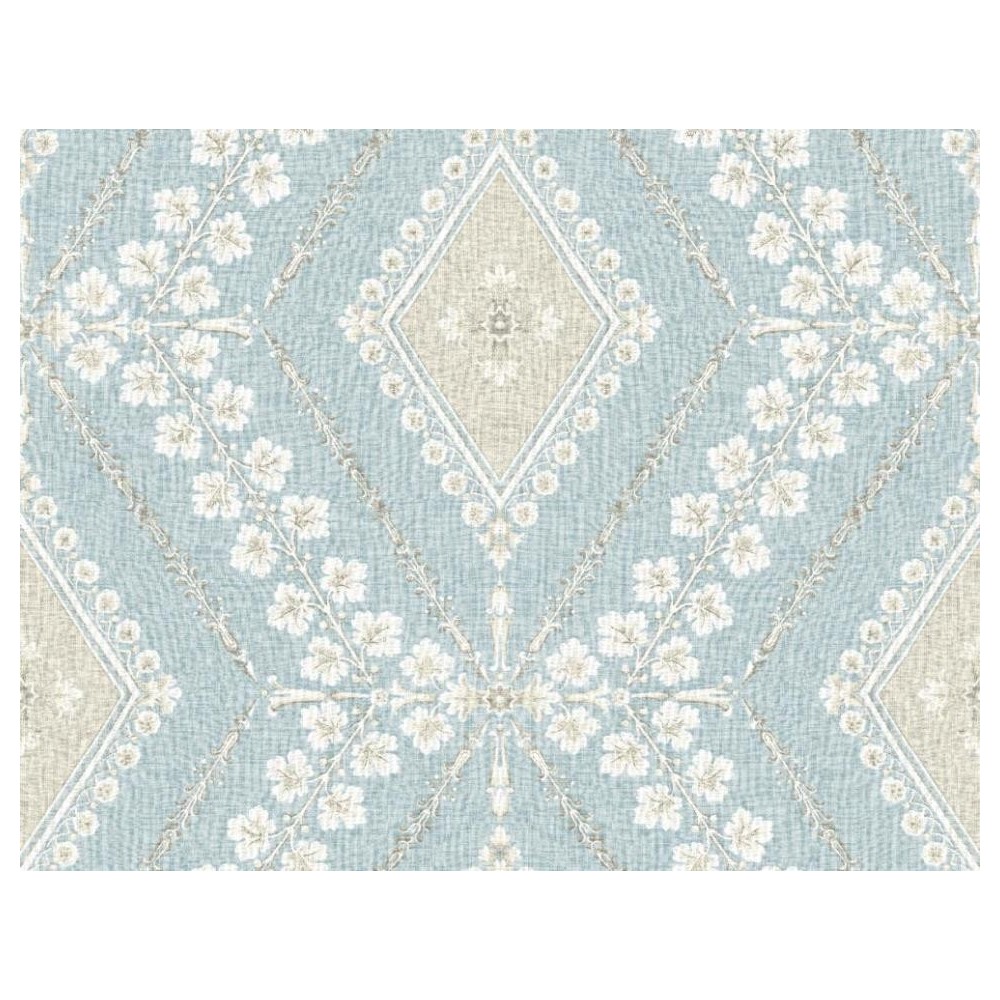PAPEL PINTADO LA MAISON CHARLESTON AZUL/BEIGE/OCRE