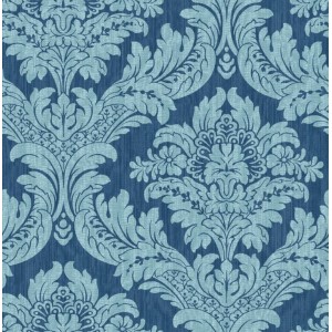 PAPEL PINTADO LA MAISON CHARLESTON AZUL/VERDE AGUA