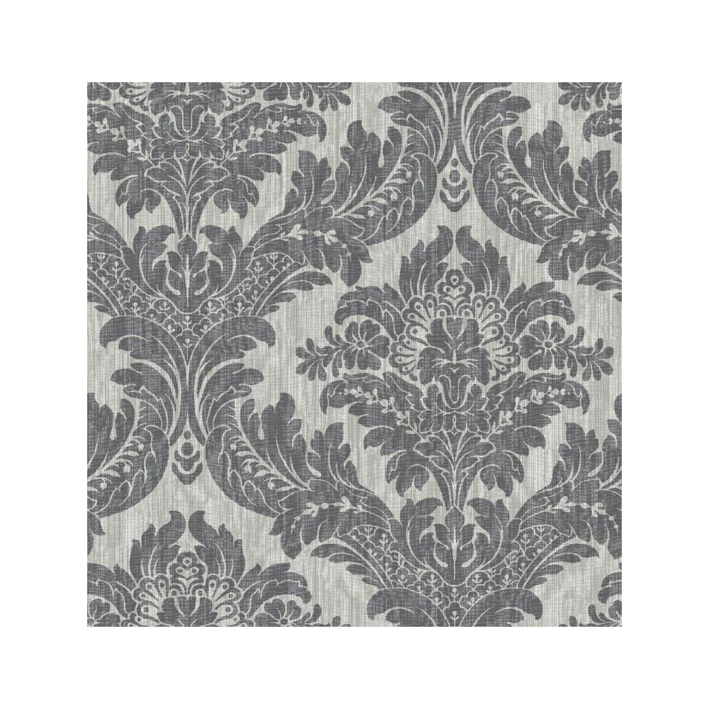 PAPEL PINTADO LA MAISON CHARLESTON MARRON/PIEDRA