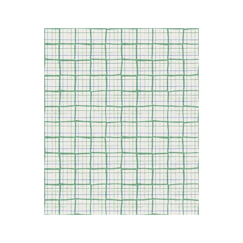 PAPEL PINTADO COORDONNE GOJA RUTH EMERALD VER/BLAN