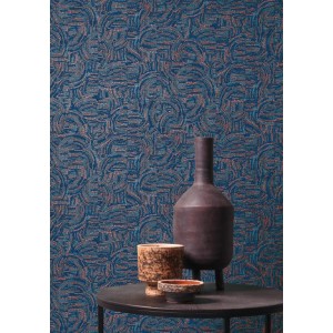 PAPEL PINTADO COORDONNE KHROMA AGATHE HYMEN AZ/TEJ